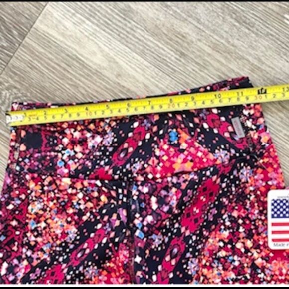KOS USA pink multi color leggings NWT - Picture 7 of 13